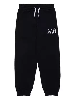 N21 Детские спортивные брюки с нашивкой-логотипом N21 Kids, черный