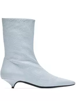 N21 фактурные ботинки, белый