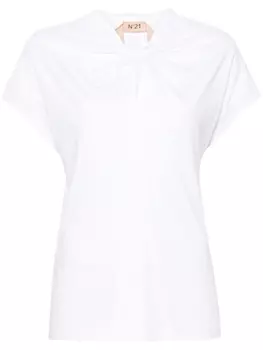N21 футболка 5-D с узлом, белый