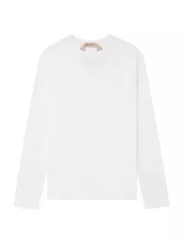 N21 футболка с круглым вырезом, белый