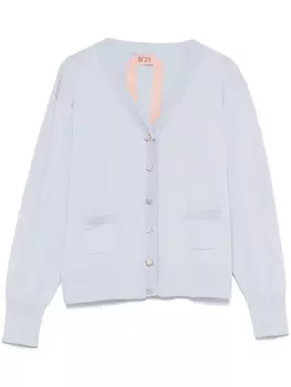 N21 Кардиган с V-образным вырезом, синий