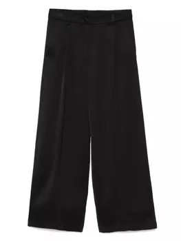 N21 Kids атласные брюки, черный