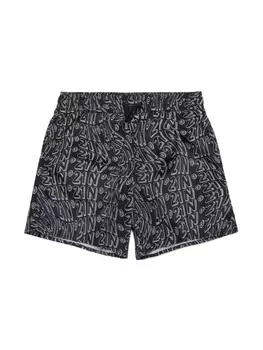 N21 Kids плавки-шорты с логотипом, черный