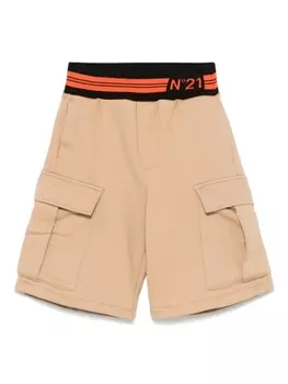 N21 Kids спортивные шорты, нейтральный цвет