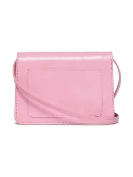 N21 Kids сумка через плечо с тисненым логотипом, розовый