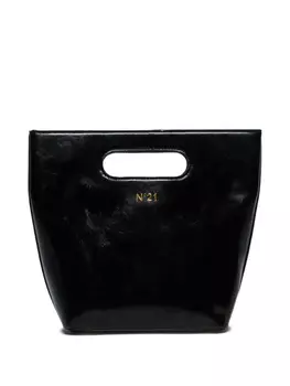 N21 Kids сумка-тоут с логотипом, черный