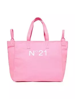 N21 Kids сумка-тоут с логотипом, розовый