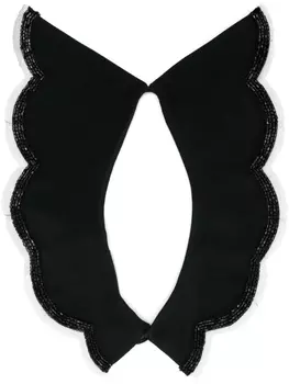 N21 креповый воротник, черный