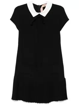 N21 мини-платье с бантом, черный