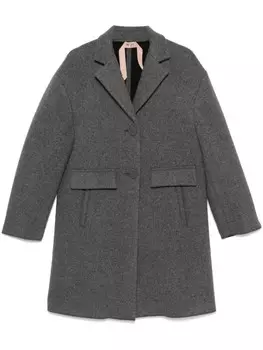 N21 однобортное пальто, серый