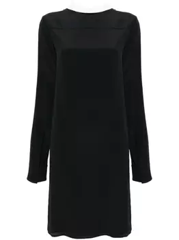 N21 платье с оборками, черный