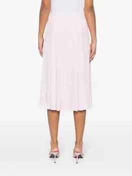 N21 плиссированная юбка миди, розовый