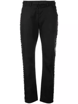 N21 прямые брюки с лампасами, черный