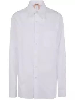 N21 рубашка на пуговицах, белый