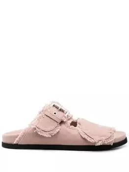 N21 сандалии с бахромой, розовый