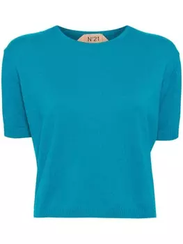 N21 шерстяной топ, красный