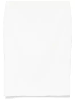 N21 твиловая юбка миди, белый