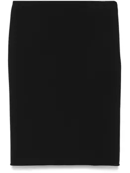 N21 твиловая юбка миди, черный