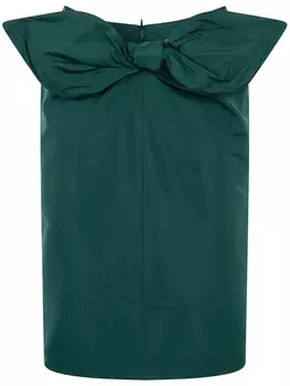 N21 юбка-карандаш с бантом, зеленый