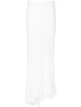 N21 юбка макси асимметричного кроя, белый
