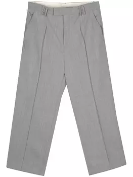 N21 укороченные брюки прямого кроя, серый