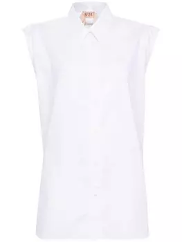 N21 жилет с классическим воротником, белый