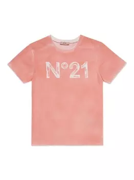 N22 футболка с логотипом, розовый
