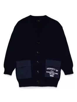 N22 кардиган с логотипом, черный