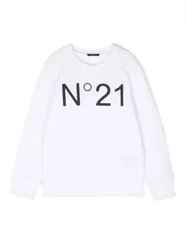 N22 толстовка с логотипом, белый