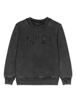 N22 толстовка с логотипом, серый