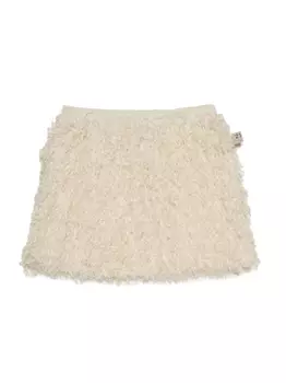 N22 юбка из искусственного меха, нейтральный цвет