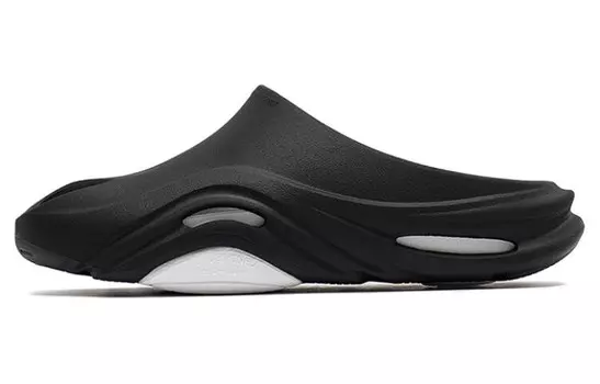 N40 Шлепанцы унисекс черный/белый 361°