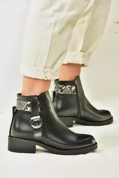 N5184001 Черные женские ботинки Fox Shoes