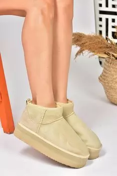 N8245092 Светло-коричневые женские ботинки Fox Shoes