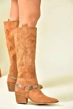 N8828807 Светло-коричневые женские ботинки Fox Shoes