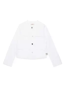 N°21 куртка свободного кроя, белый