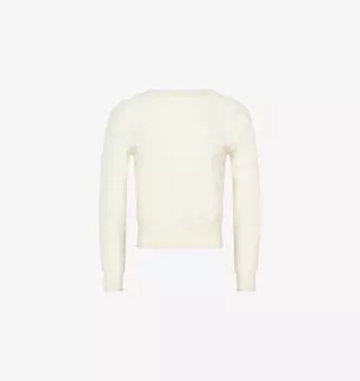 N°382 belle вязаный джемпер из смеси кашемира и круглого выреза Extreme Cashmere, бежевый