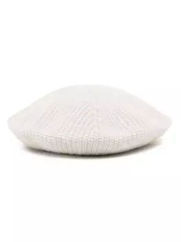 N.Peal берет из органического кашемира в рубчик, серый