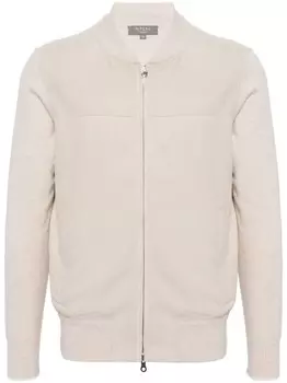 N.Peal бомбер Portland со вставками, нейтральный цвет