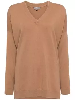 N.Peal длинный кашемировый джемпер, нейтральный цвет