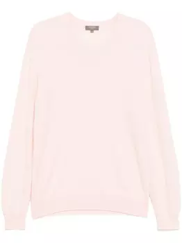 N.Peal джемпер Burlington с V-образным вырезом, розовый