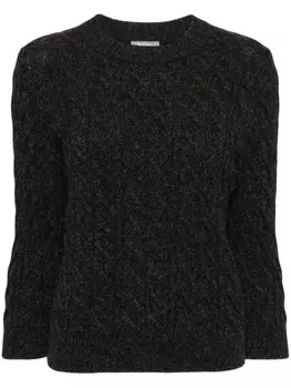 N.Peal джемпер фактурной вязки, серый