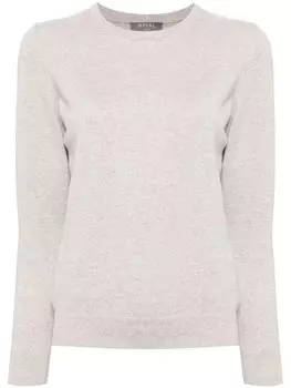 N.Peal джемпер с круглым вырезом, серебристый