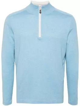 N.Peal джемпер Salcombe с воротником на молнии, синий