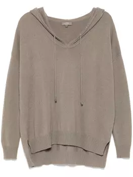 N.Peal худи Maya с эффектом металлик, коричневый