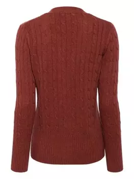 N.Peal кардиган Clara из органического кашемира, красный