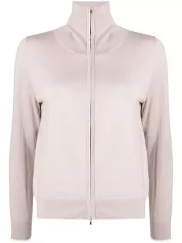 N.Peal кардиган с отложным воротником, серый