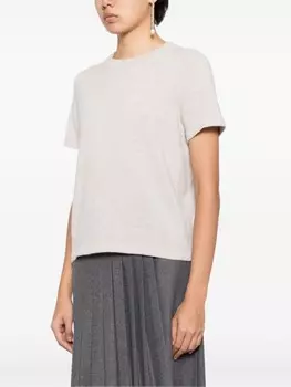 N.Peal кашемировая футболка, серый