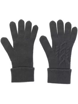 N.Peal кашемировые перчатки, серый