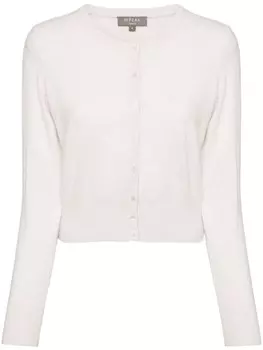 N.Peal кашемировый кардиган Ivy, нейтральный цвет